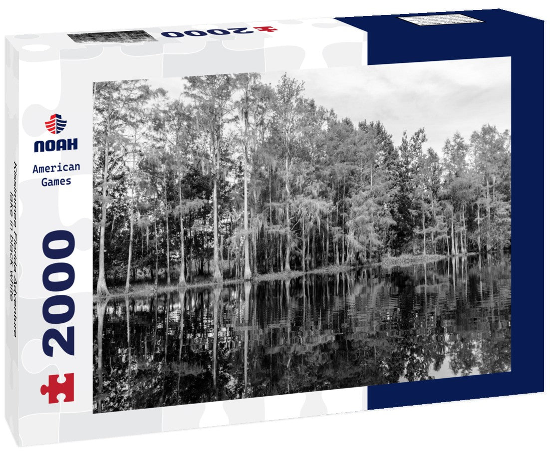 Noah Jigsaw Puzzle Kissimmee Florida Adventure lake in black white 2000 pieces
