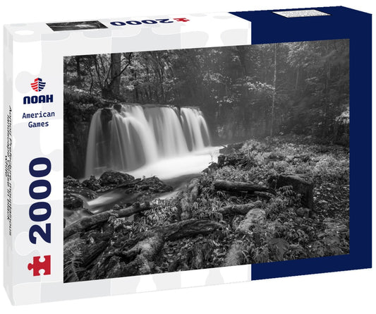 Noah Jigsaw Puzzle Aomori Prefecture mountainous landscape Oirase in black white 2000 pieces