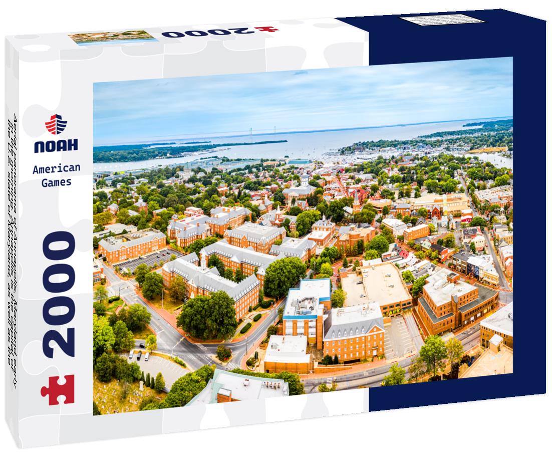 Noah Jigsaw Puzzle Aerial panorama of Annapolis, Maryland early in the morning. Annapolis is the capital of the U.S. state of Maryland, as well as the county seat of Anne Arundel County 2000 pieces