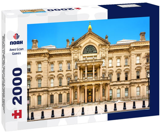 Noah Jigsaw Puzzle New Jersey State House on a sunny morning. Built in 1790, the New Jersey State House, located in Trenton, is the capitol building for the U.S. state of New Jersey 2000 pieces