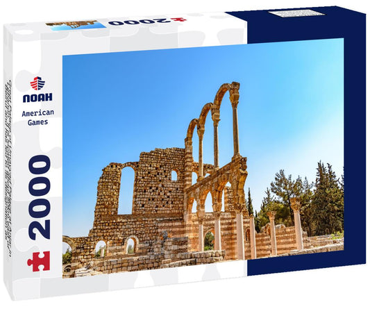 Noah Jigsaw Puzzle Great Palace of Umayyad Palace at Anjar in Lebanon. It is located about 50km east of Beirut and has led to its designation as a UNESCO World Heritage Site in 1984 2000 pieces