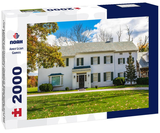 Noah Jigsaw Puzzle Front exterior of President Dwight D. Eisenhower and First Lady Mamie Eisenhower's retirement home and farm at the Eisenhower National Historic Site in Gettysburg 2000 pieces