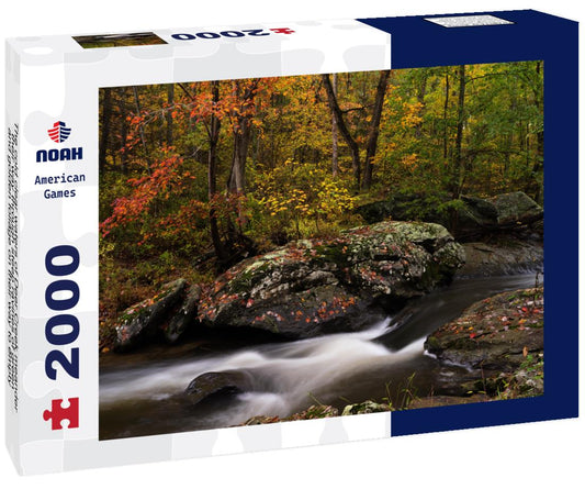 Noah Jigsaw Puzzle The cold clear waters of Deer Creek meander their way through steep ravines of green and golden foliage on their way to empty into the Susquehanna River, Maryland 2000 pieces