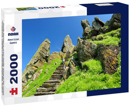 Noah Jigsaw Puzzle Skellig Michael or Great Skellig, home to the ruined remains of a Christian monastery. Inhabited by variety of seabirds. UNESCO World Heritage Site, Ireland 2000 pieces