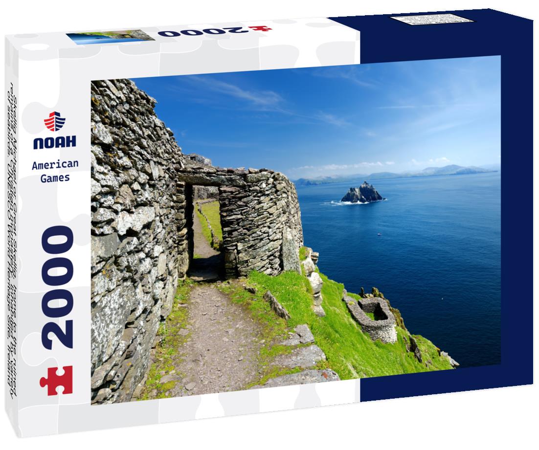 Noah Jigsaw Puzzle Skellig Michael or Great Skellig, home to the ruined remains of a Christian monastery. Inhabited by variety of seabirds. UNESCO World Heritage Site, Ireland 2000 pieces
