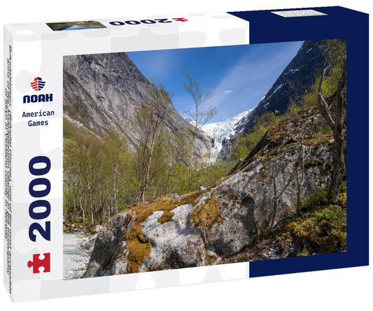Noah Jigsaw Puzzle Briksdalsbreen, (Briksdal Glacier), one of the most accessible arms of the Jostedalsbreen Glacier in the municipality of Stryn in Vestland county in Norway 2000 pieces