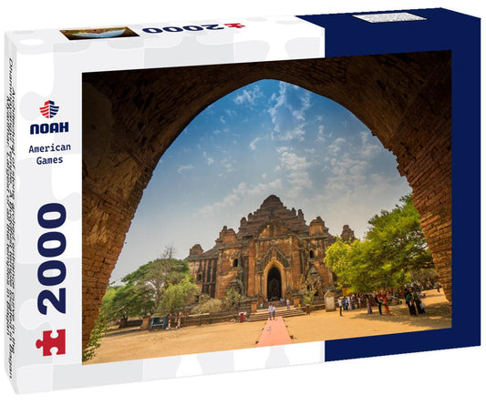 Noah Jigsaw Puzzle Architectural of stone arched entrance curve in the Dhammayangyi Temple, A Buddhist temple located in Bagan, Myanmar. Largest of all the temples in Bagan 2000 pieces