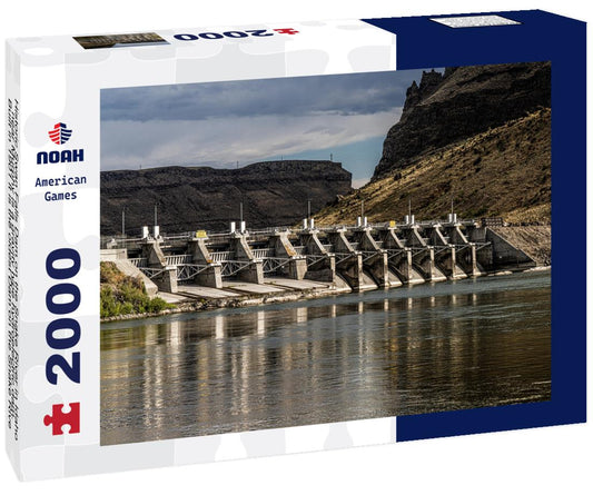 Noah Jigsaw Puzzle Historic Swan Falls Dam on the Snake River in Idaho near Murphy is a gravity type hydroelectric dam. Built in 1901 it is the oldest Dam on the Snake Rive 2000 pieces