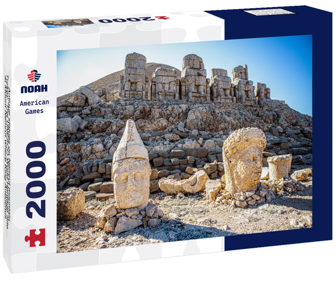 Noah Jigsaw Puzzle Antique statues on Nemrut mountain, Turkey. The UNESCO World Heritage Site at Mount Nemrut where King Antiochus of Commagene is reputedly entombed 2000 pieces