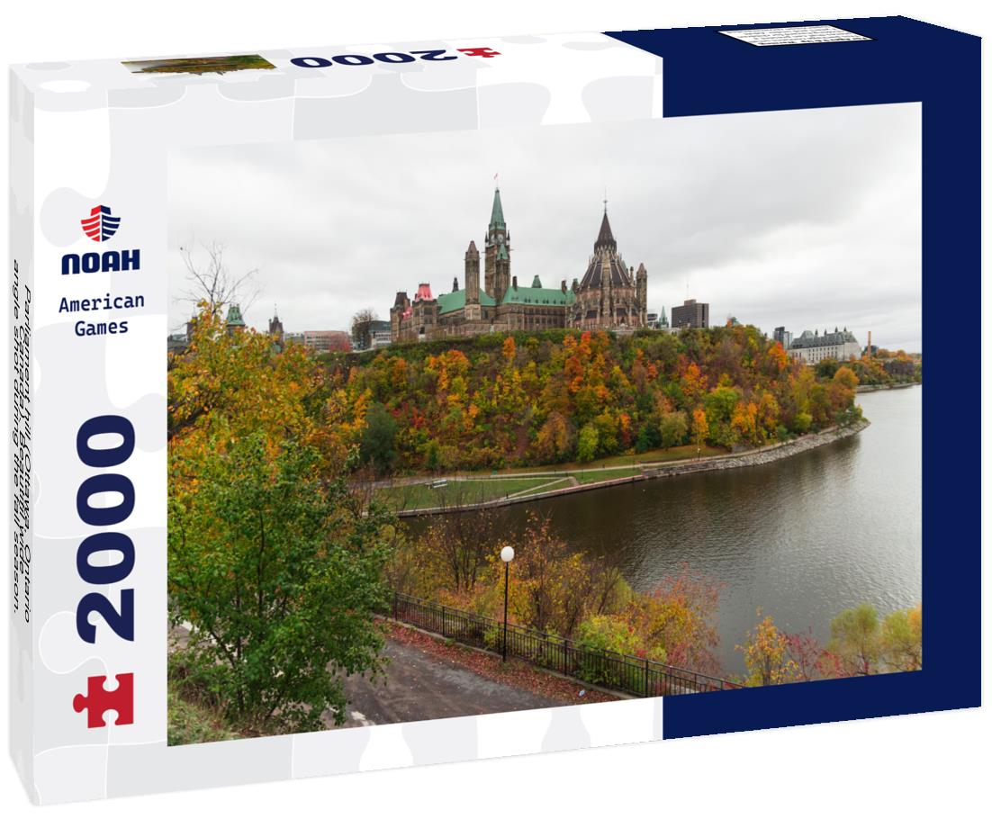 Noah Jigsaw Puzzle Parliament hill (Ottawa, Ontario, Canada). Beautifil wide-angle shot during the fall season. Crown land on the southern banks of the Ottawa River 2000 pieces