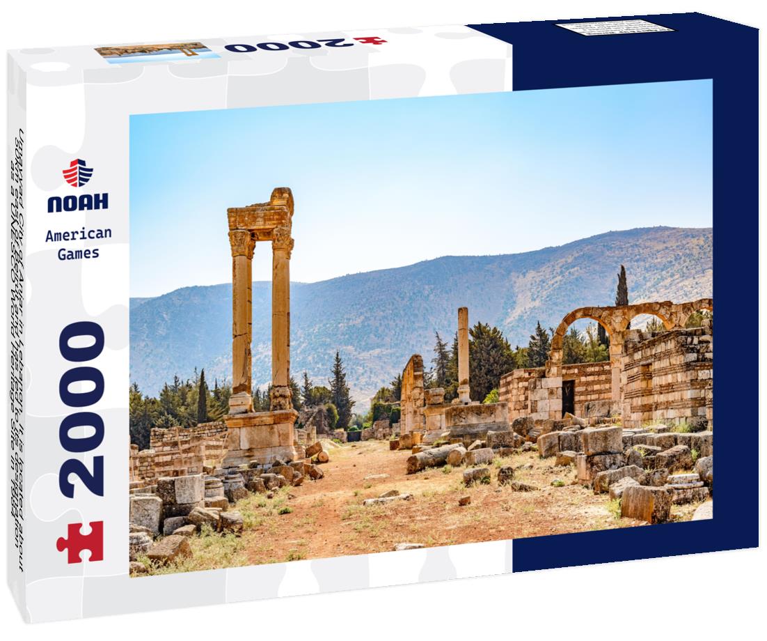Noah Jigsaw Puzzle Umayyad City of Anjar in Lebanon. It is located about 50km east of Beirut and has led to its designation as a UNESCO World Heritage Site in 1984 2000 pieces