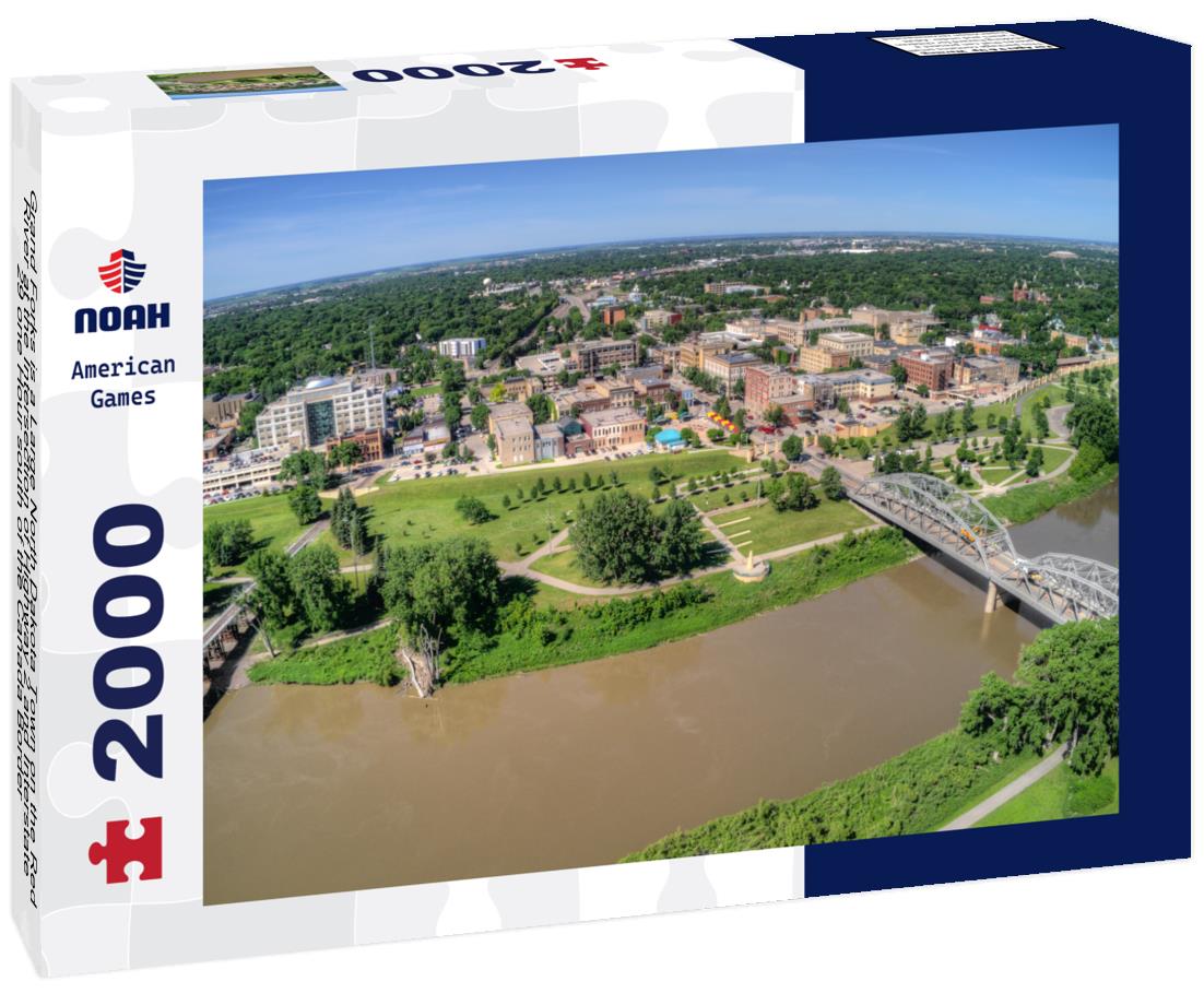 Noah Jigsaw Puzzle Grand Forks is a Large North Dakota Town on the Red River at the Intersection of Highway 2 and Interstate 29 one Hour south of the Canada Border 2000 pieces