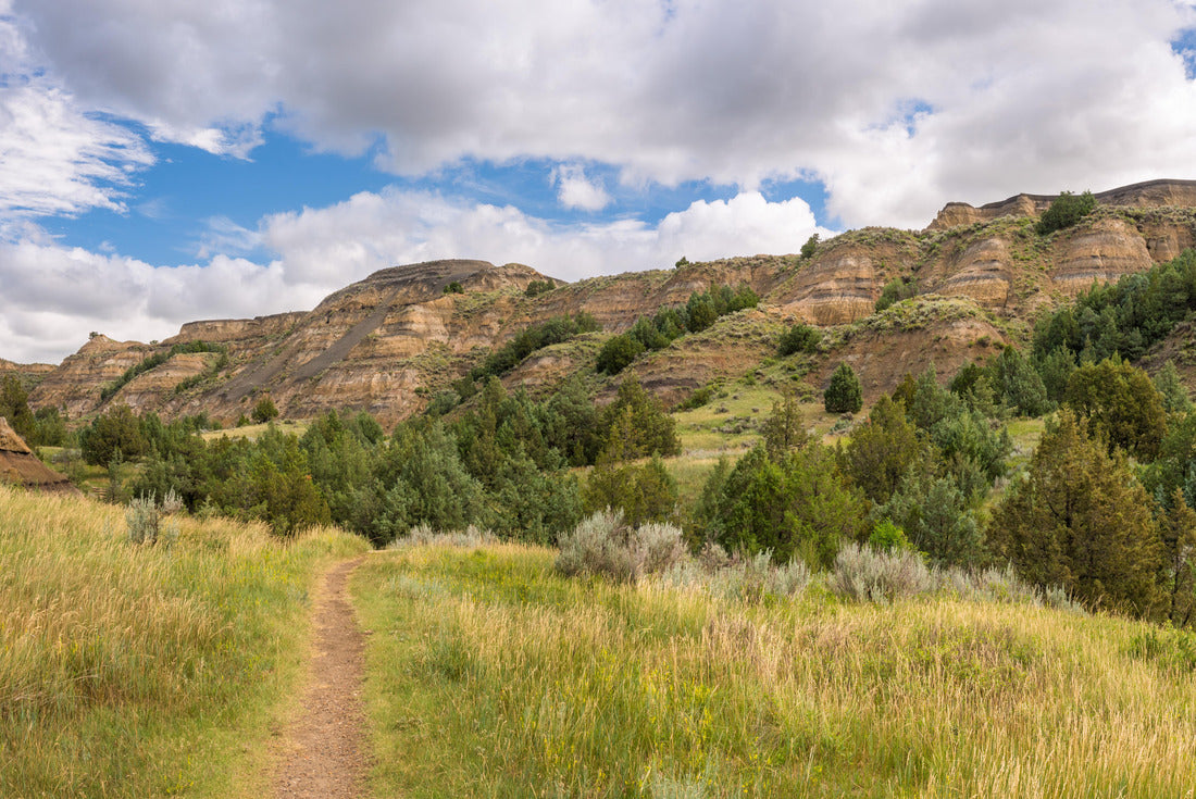 Along the Caprock Coulee Nature Trail in the Theodore Roosevelt National Park - North Unit on the Little Missouri River - North Dakota Badlands 2000pc Puzzle