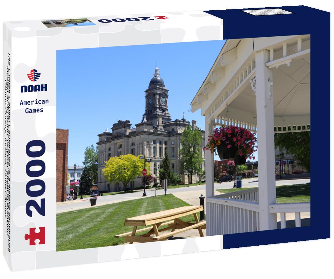 Noah Jigsaw Puzzle The Clinton County Courthouse is a historic courthouse located at 50 North Jackson Street in Frankfort, Clinton County, Indiana, United States 2000 pieces