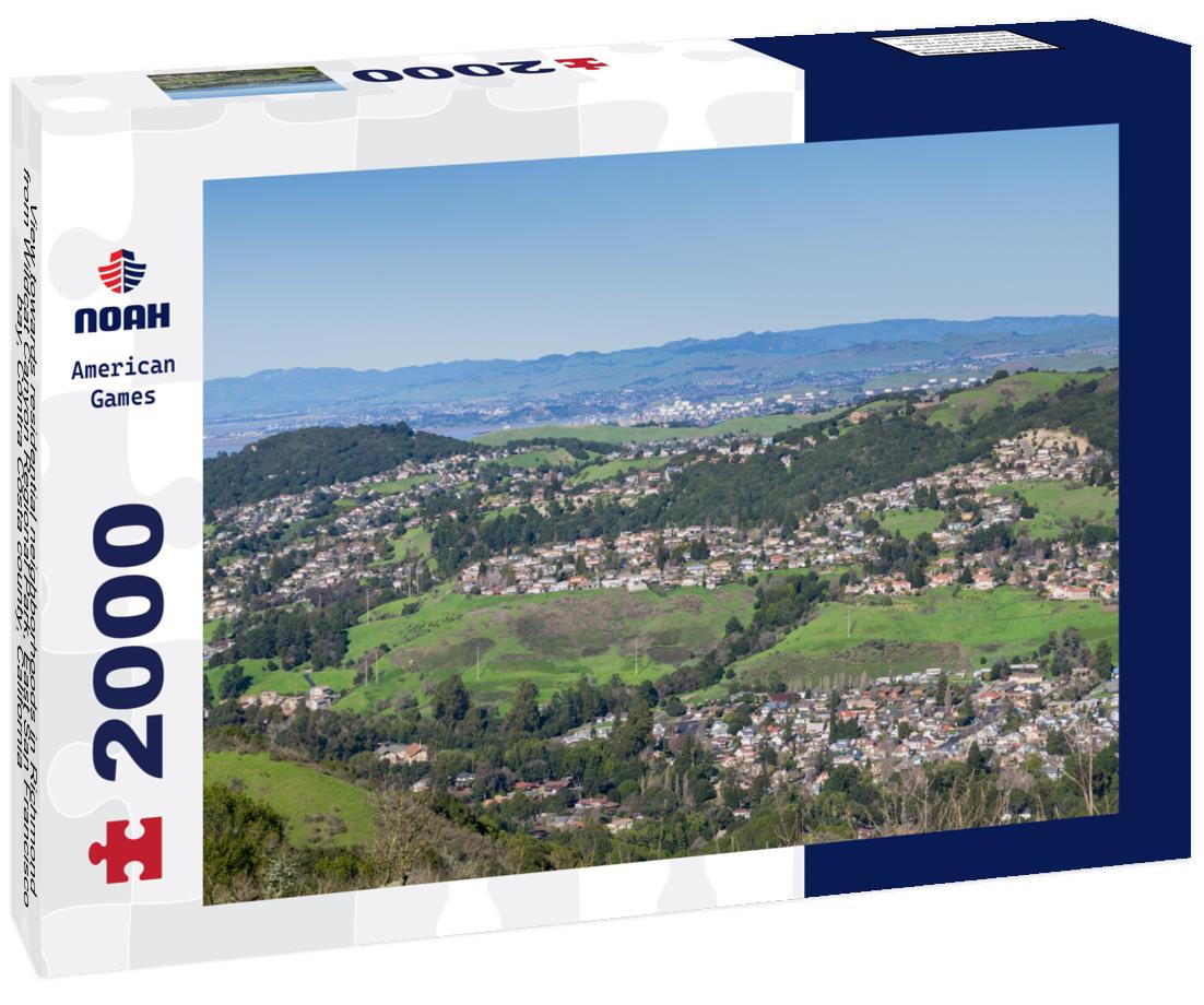 Noah Jigsaw Puzzle View towards residential neighborhoods in Richmond from Wildcat Canyon Regional Park, East San Francisco bay, Contra Costa county, California 2000 pieces