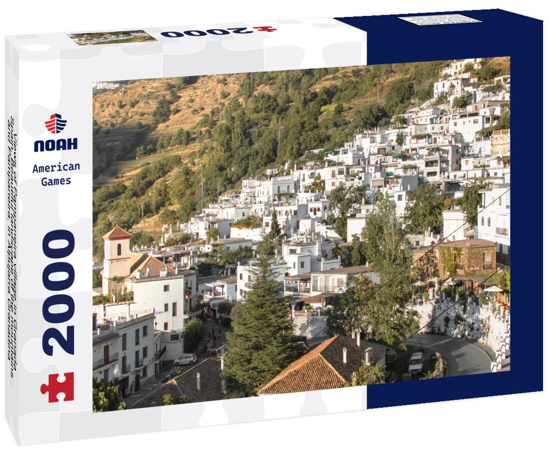 Noah Jigsaw Puzzle Views of Pampaneira village in Granada, Spain. Beautiful landscape of the mountains and Pampaneira, in Alpujarra Granadina during a sunny day 2000 pieces