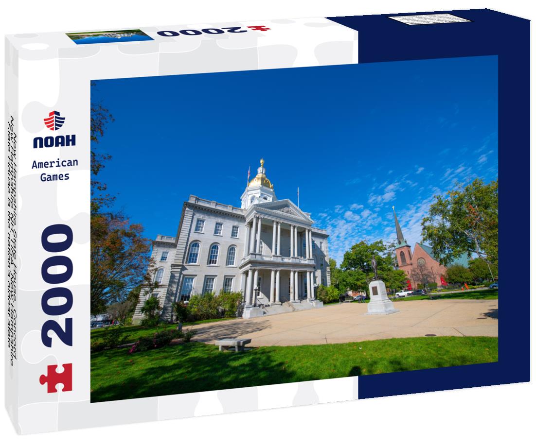 Noah Jigsaw Puzzle New Hampshire State House, Concord, New Hampshire NH, USA. New Hampshire State House is the nation's oldest state house, built in 1816 - 1819 2000 pieces