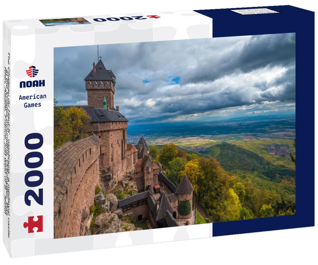 Noah Jigsaw Puzzle The Chateau du Haut-Kœnigsbourg, a medieval castle in the Vosges mountains, Orschwiller, Bas-Rhin, Alsace, France, just west of Sélestat 2000 pieces