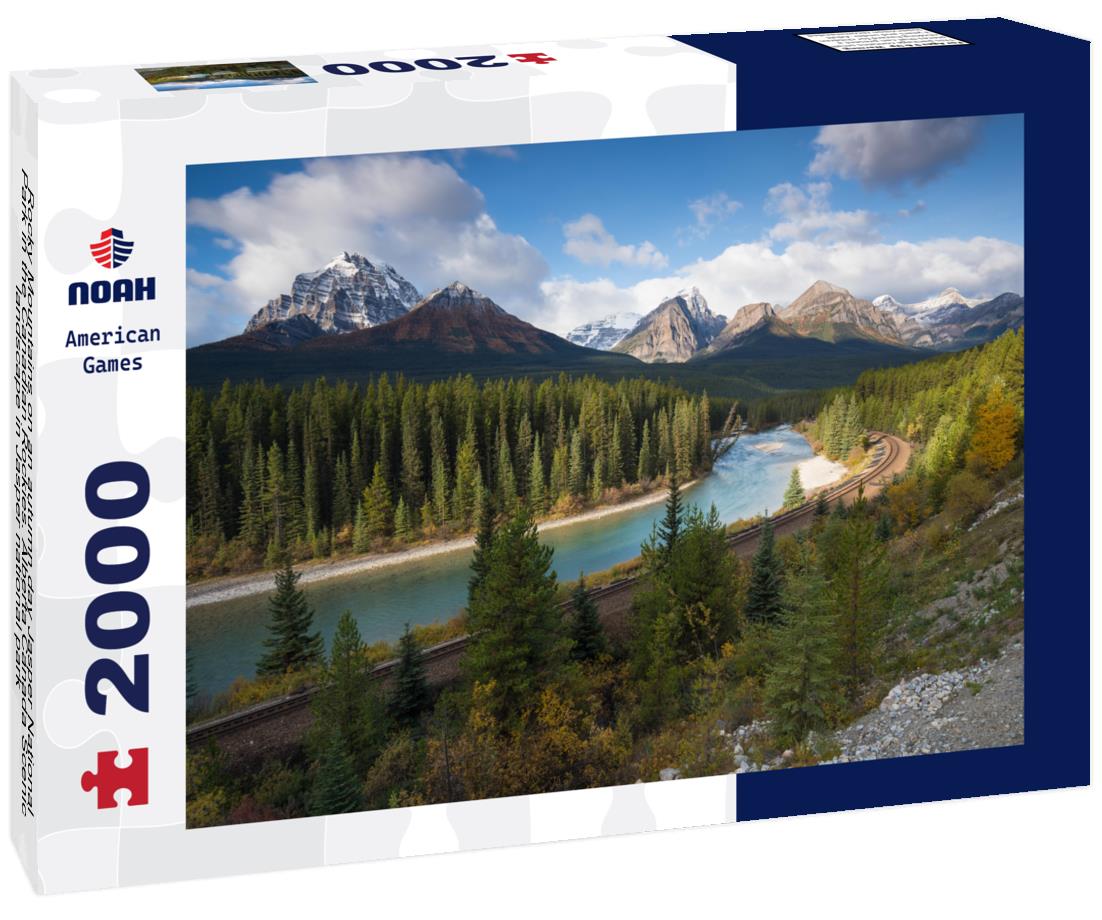 Noah Jigsaw Puzzle Rocky Mountains on an autumn day Jasper National Park in the Canadian Rockies. Alberta Canada Scenic landscape in Jasper national park 2000 pieces