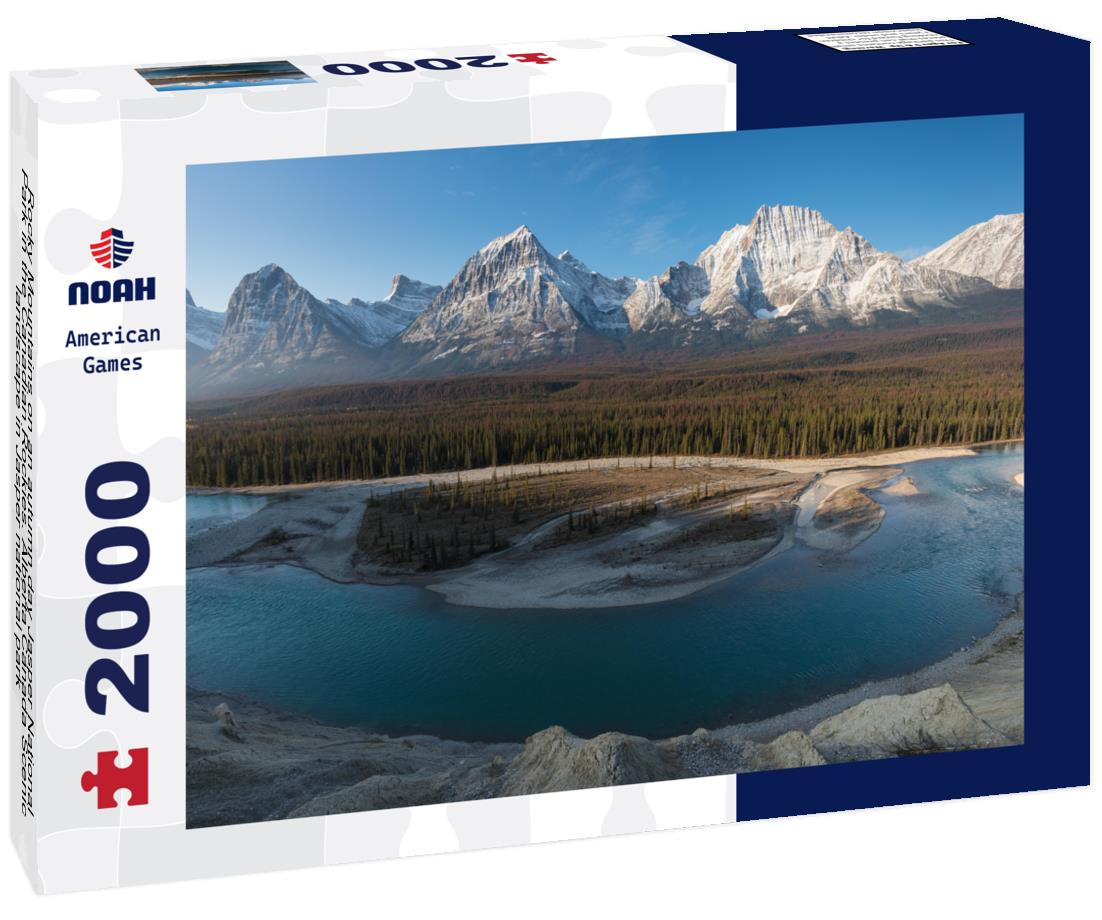 Noah Jigsaw Puzzle Rocky Mountains on an autumn day Jasper National Park in the Canadian Rockies. Alberta Canada Scenic landscape in Jasper national park 2000 pieces