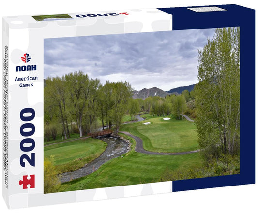 Noah Jigsaw Puzzle Sun Valley, Badger Canyon in Sawtooth Mountains National Forest Landscape panorama views from Trail Creek Road in Idaho. United States 2000 pieces