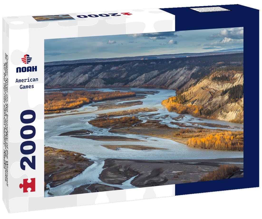 Noah Jigsaw Puzzle Copper River on the boundary of the Wrangell-St. Elias National Park and Preserve, famous for the dip-net salmon fishery. Alaska, USA 2000 pieces