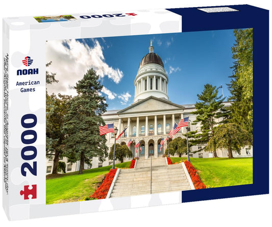 Noah Jigsaw Puzzle Maine State House, in Augusta, on a sunny day. The building was completed in 1832, one year after Augusta became the capital of Maine 2000 pieces