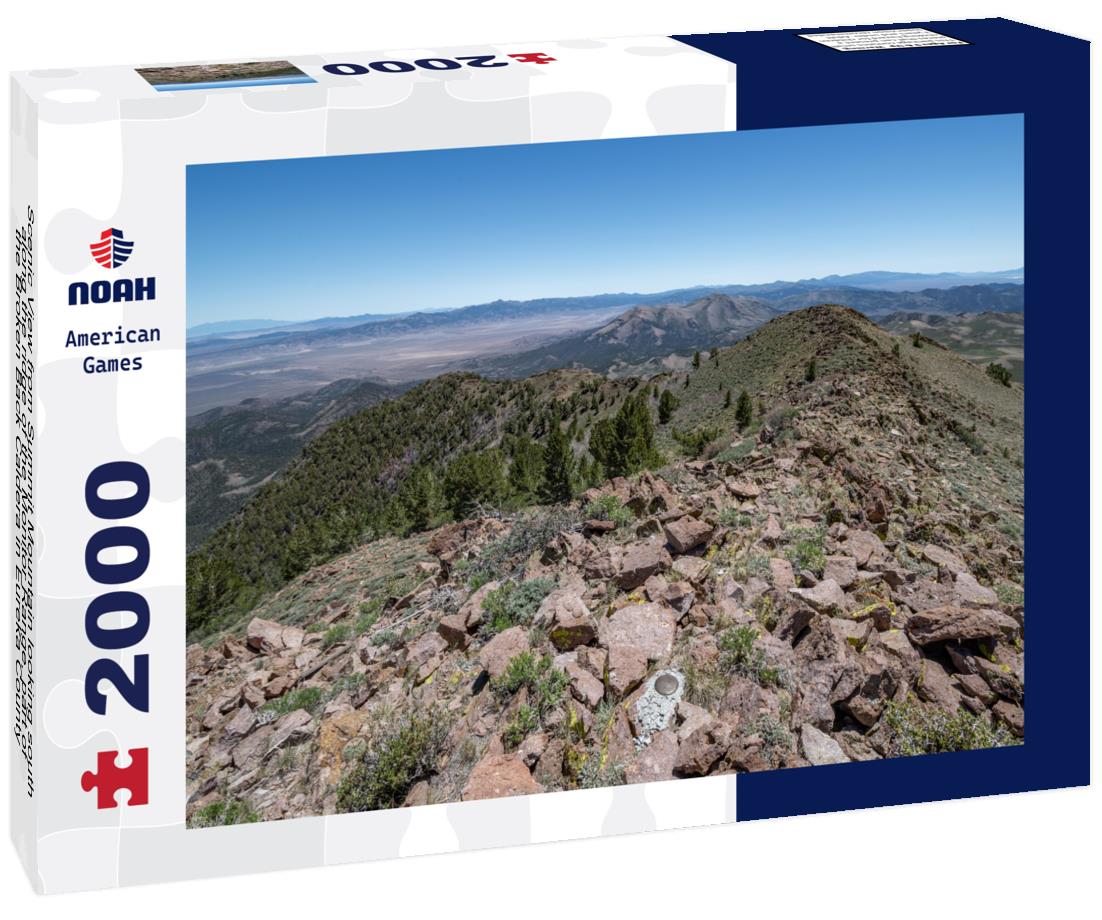 Noah Jigsaw Puzzle Scenic View from Summit Mountain looking south along the ridge of the Monitor Range, part of the Broken Back Caldera in Eureka County 2000 pieces