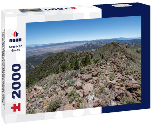 Noah Jigsaw Puzzle Scenic View from Summit Mountain looking south along the ridge of the Monitor Range, part of the Broken Back Caldera in Eureka County 2000 pieces