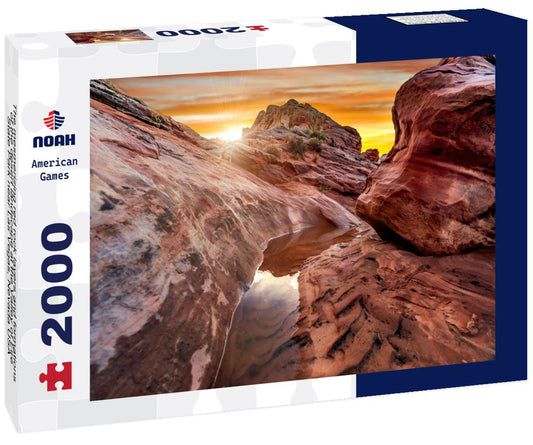Noah Jigsaw Puzzle The mesmerizing red rock layers and formations of the desert landscape at the Valley of Fire State Park near Las Vegas, Nevada USA 2000 pieces