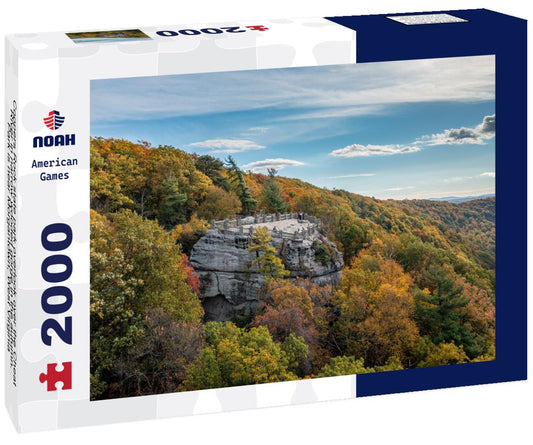 Noah Jigsaw Puzzle Coopers Rock state park overlook over the Cheat River in narrow wooded gorge in the autumn. Park is near Morgantown, West Virginia 2000 pieces