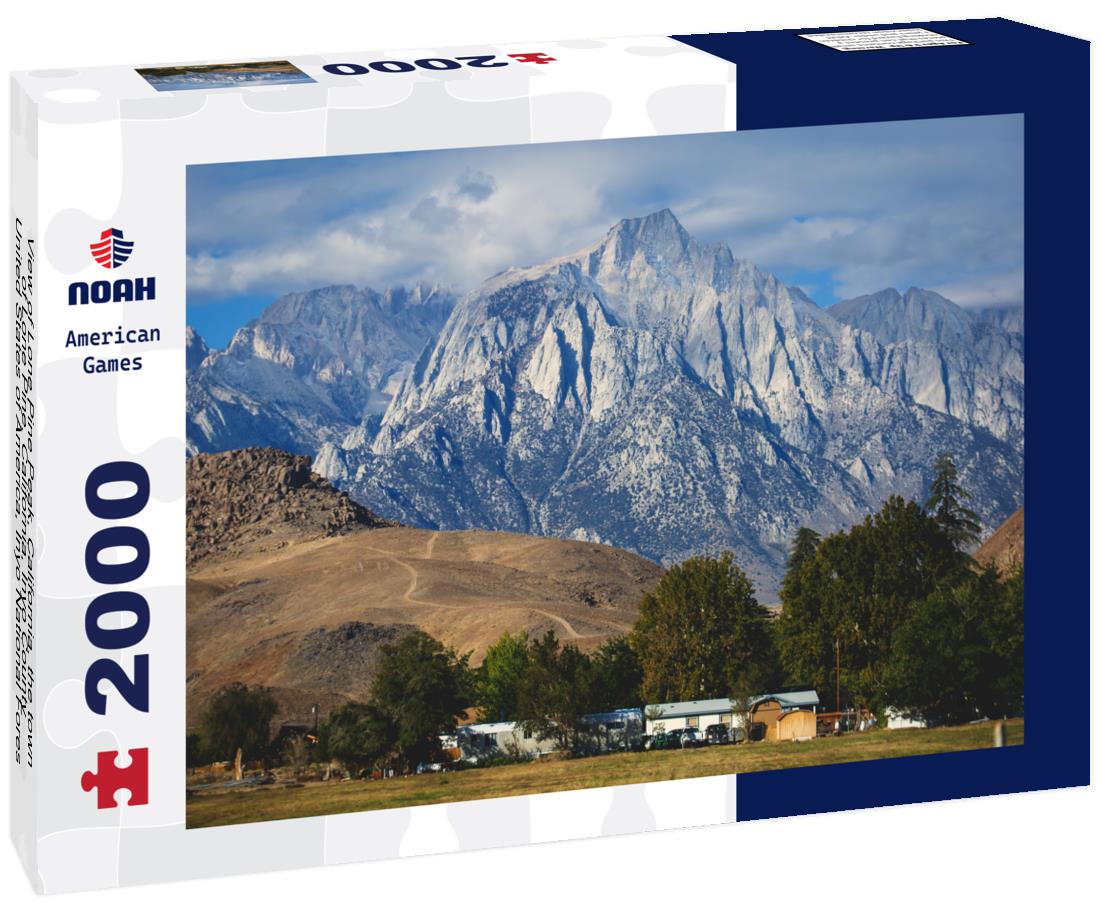 Noah Jigsaw Puzzle View of Lone Pine Peak, California, the town of Lone Pine, California, Inyo County, United States of America, Inyo National Fores 2000 pieces