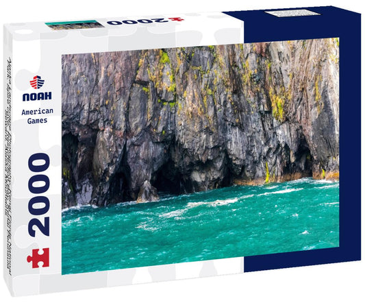 Noah Jigsaw Puzzle Alaska Landscape Photography, Kenai Fjords National Park, Spire cove, Resurrection Bay, Kenai Peninsula, Seward, Alaska Mountains 2000 pieces