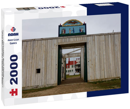 Noah Jigsaw Puzzle Fort Union, North Dakota - Fort Union Trading Post near confluence of the Missouri and Yellowstone River, Williston, North Dakota 2000 pieces