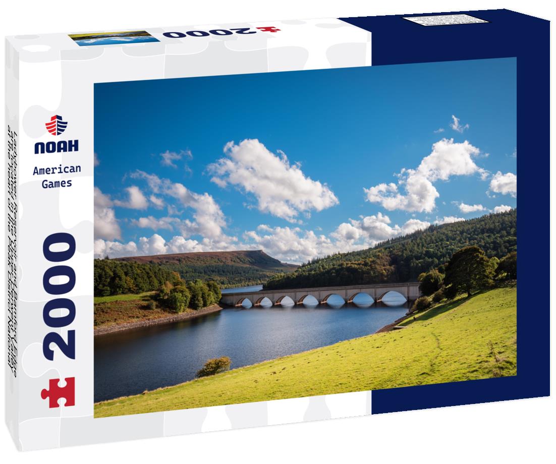 Noah Jigsaw Puzzle Ladybower Reservoir and Bamford Edge, are located in the Upper Derwent Valley, at the heart of the Peak District National Park 2000 pieces