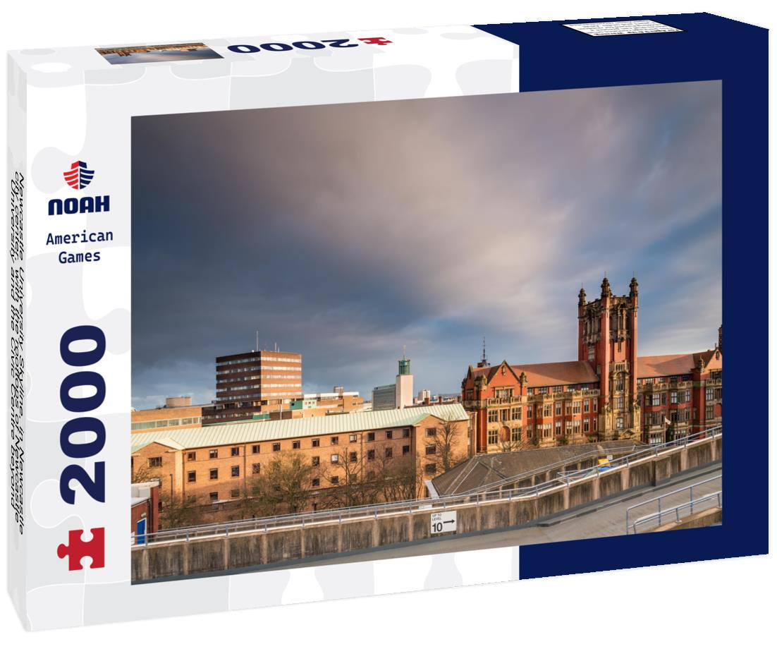 Noah Jigsaw Puzzle Newcastle University Skyline, in Newcastle city center, with the rooftops of Newcastle University and the Civic Centre beyond 2000 pieces