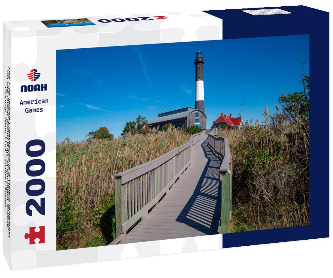 Noah Jigsaw Puzzle The Fire Island Lighthouse is a visible landmark on the Great South Bay, in southern Suffolk County, New York . United States 2000 pieces