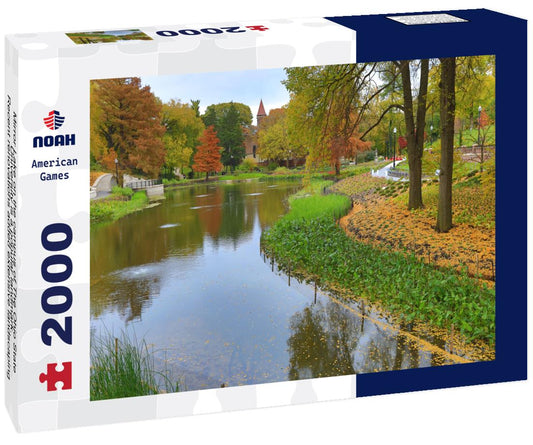 Noah Jigsaw Puzzle Mirror Lake on the campus of The Ohio State University is a popular landmark. Recent renovations added extensive landscaping 2000 pieces