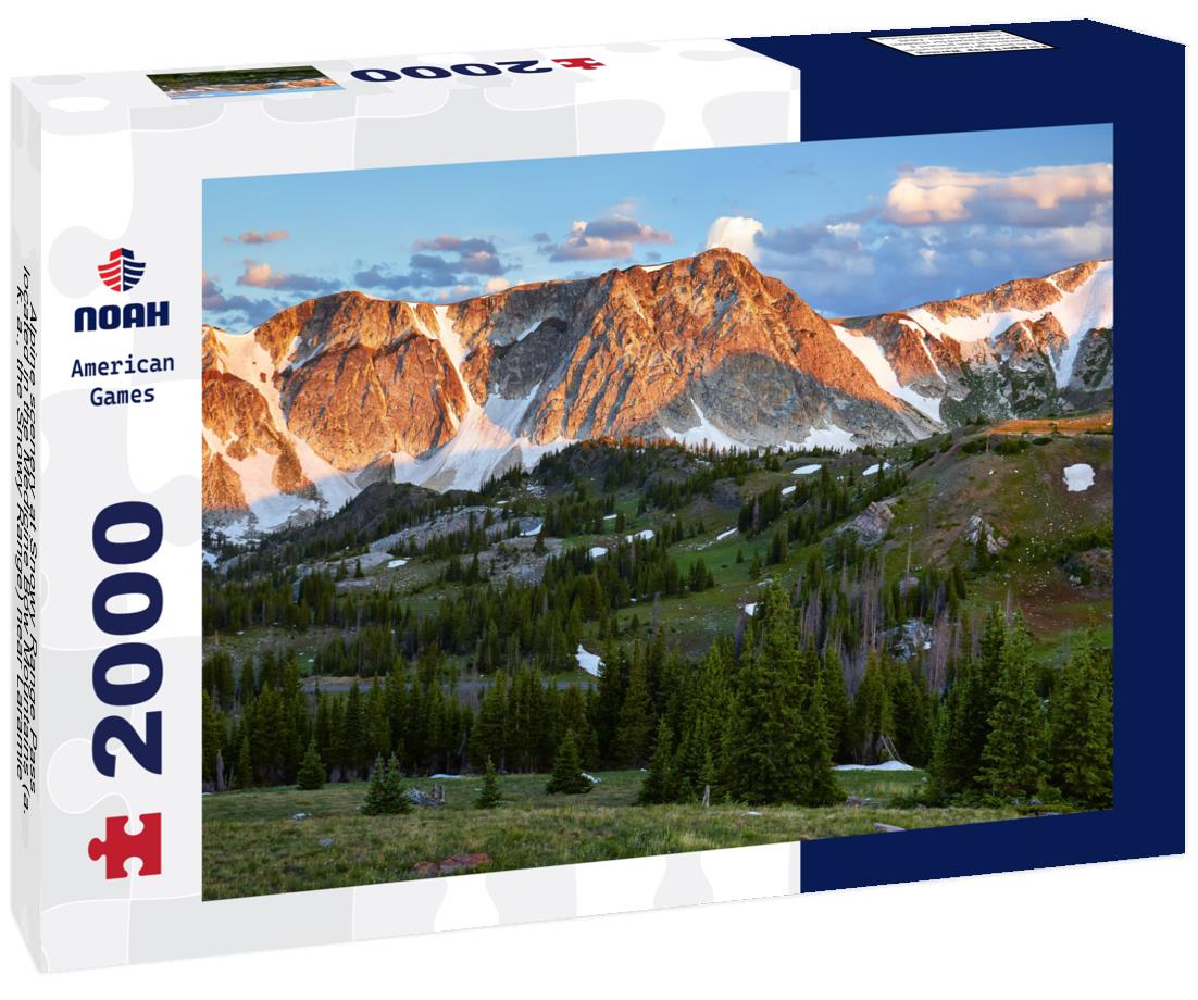 Noah Jigsaw Puzzle Alpine scenery at Snowy Range Pass, located in the Medicine Bow Mountains (a. k. a., the Snowy Range) near Laramie, Wyoming 2000 pieces