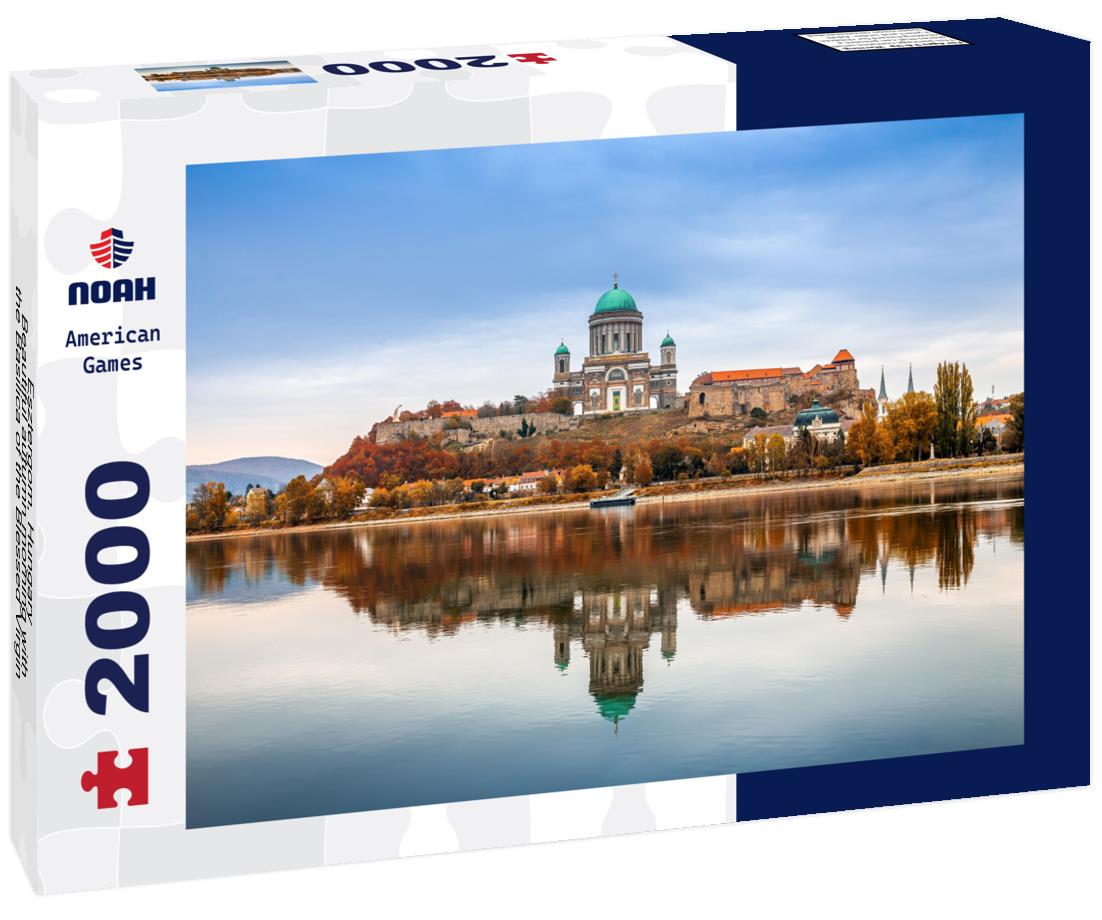 Noah Jigsaw Puzzle Esztergom, Hungary - Beautiful autumn morning with the Basilica of the Blessed Virgin Mary at Esztergom by the River Danube 2000 pieces