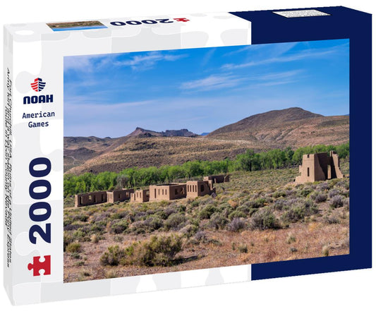 Noah Jigsaw Puzzle Fort Churchill, USA, Ruins of a United States Army fort and a way station on the Pony Express route in Lyon County Nevada 2000 pieces