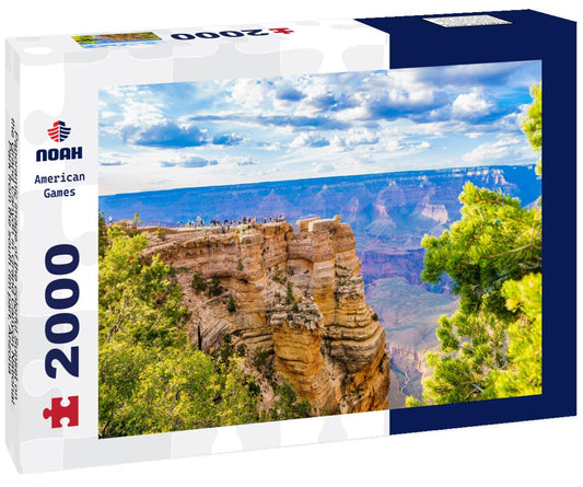 Noah Jigsaw Puzzle Panoramic image of the colorful Sunset on the Grand Canyon in Grand Canyon National Park from the south rim part, Arizona 2000 pieces