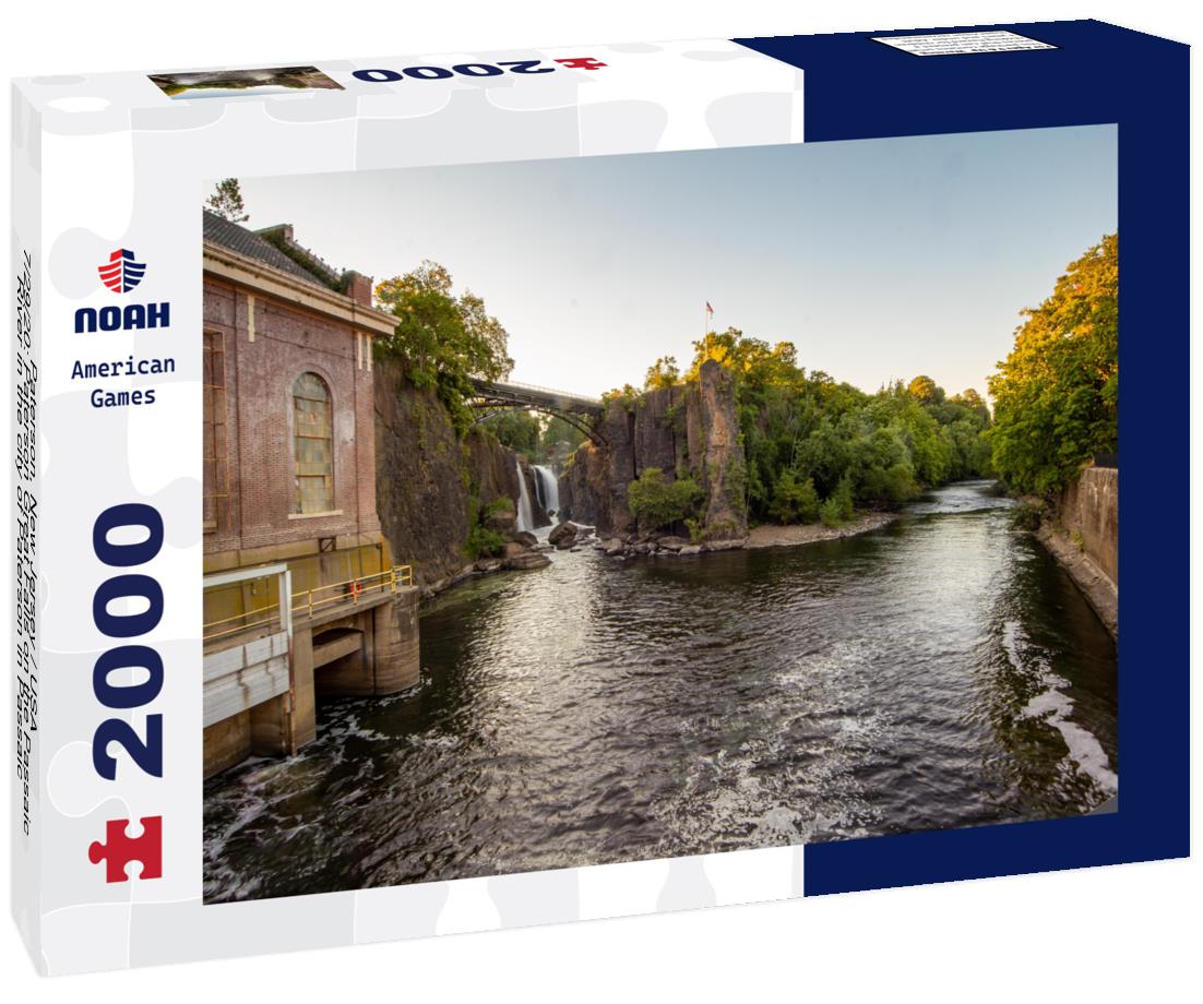 Noah Jigsaw Puzzle Paterson, New Jersey / USA - 7/29/20: Paterson Great Falls on the Passaic River in the city of Paterson in Passaic County 2000 pieces