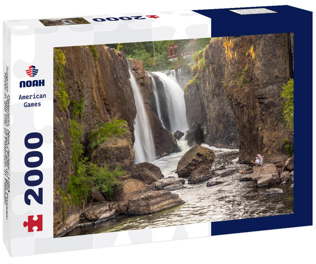 Noah Jigsaw Puzzle Paterson, New Jersey / USA - 7/29/20: Paterson Great Falls on the Passaic River in the city of Paterson in Passaic County 2000 pieces