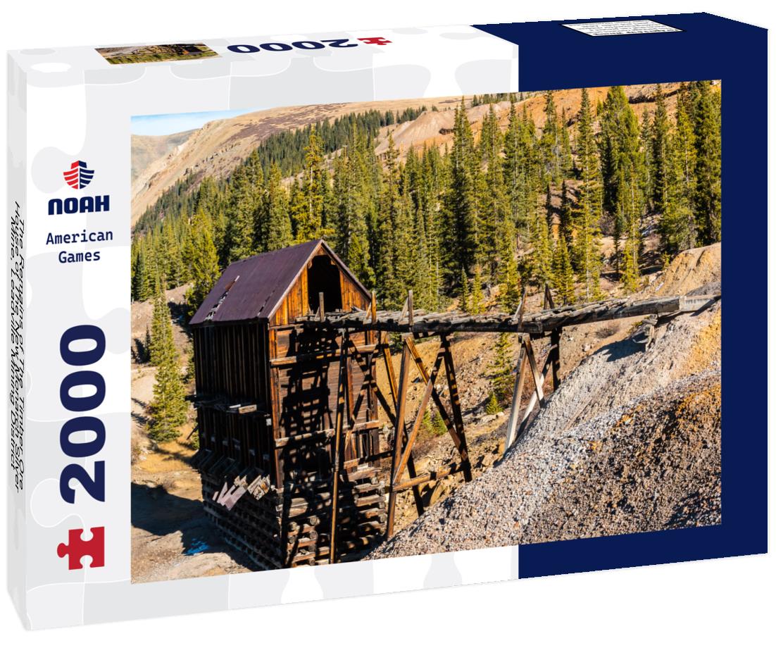 Noah Jigsaw Puzzle The Remains of The Timber Ore House of The New Monarch Silver Mine, Leadville Mining District, Leadville, Colorado, USA 2000 pieces