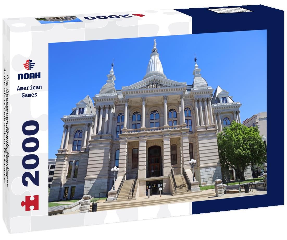 Noah Jigsaw Puzzle The Tippecanoe County Courthouse is located on the public square in the city of Lafayette in Tippecanoe County, Indiana 2000 pieces