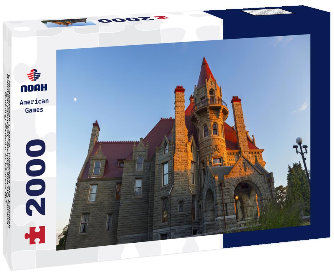Craigdarroch Castle, Victorian era Scottish Baronial Mansion, Historic Site of Canada Building Exterior in Victoria BC 2000pc Puzzle