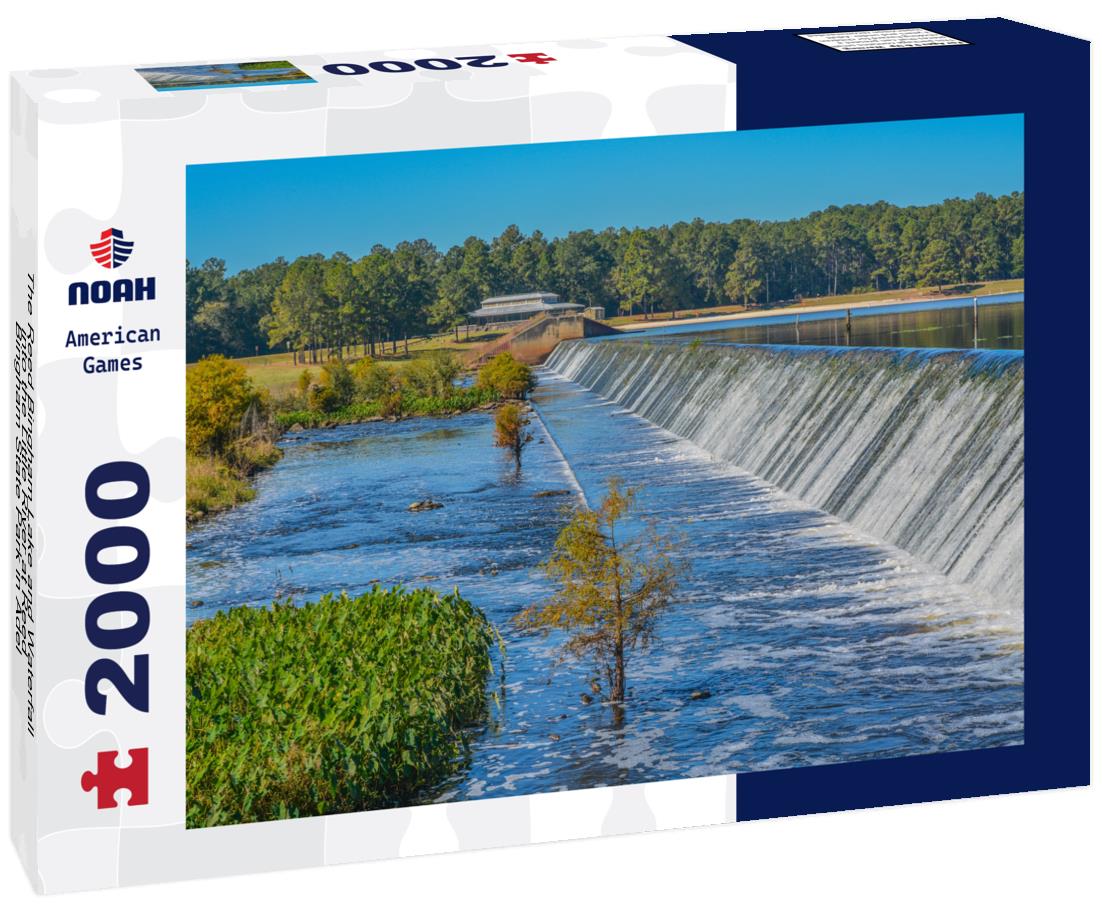 The Reed Bingham Lake and Waterfall into the Little River at Reed Bingham State Park in Adel, Colquitt County, Georgia 2000pc Puzzle
