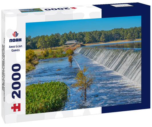 Noah Jigsaw Puzzle The Reed Bingham Lake and Waterfall into the Little River at Reed Bingham State Park in Adel, Colquitt County, Georgia 2000 pieces