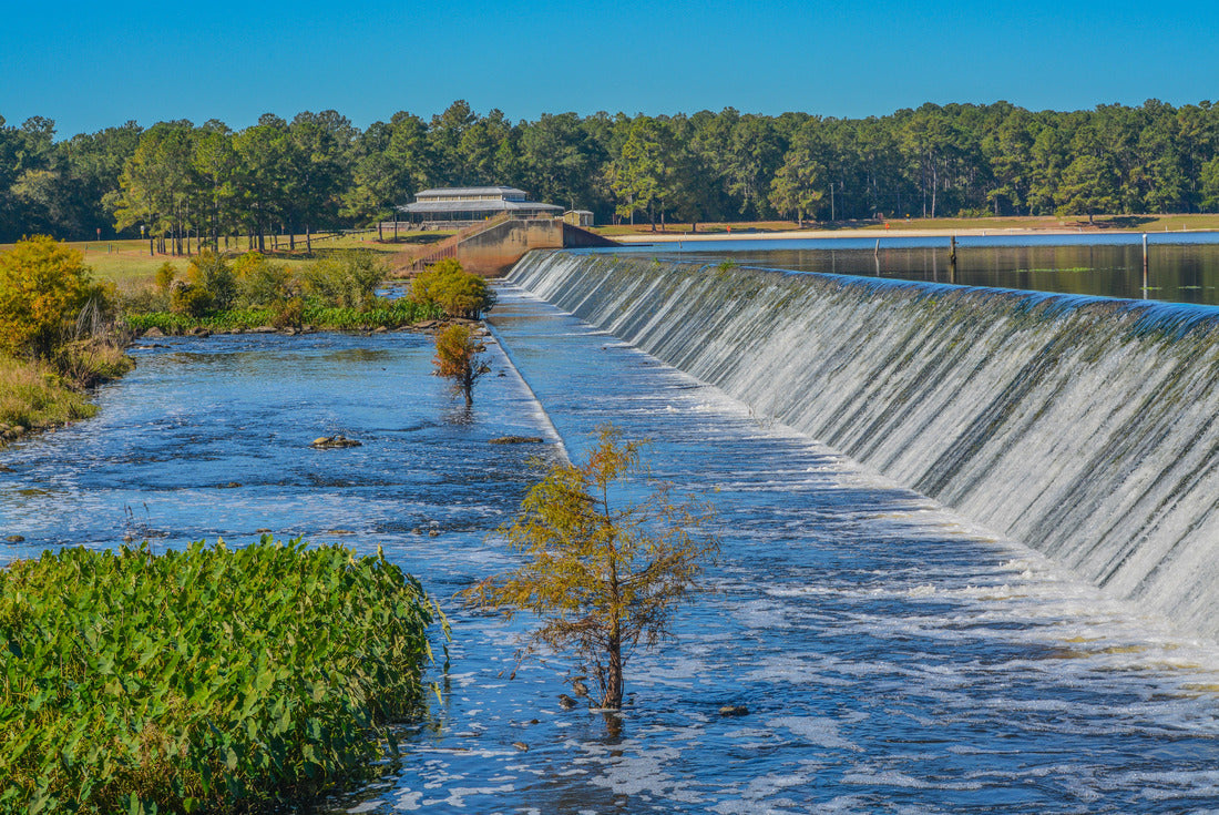 Noah Jigsaw Puzzle The Reed Bingham Lake and Waterfall into the Little River at Reed Bingham State Park in Adel, Colquitt County, Georgia 2000 pieces